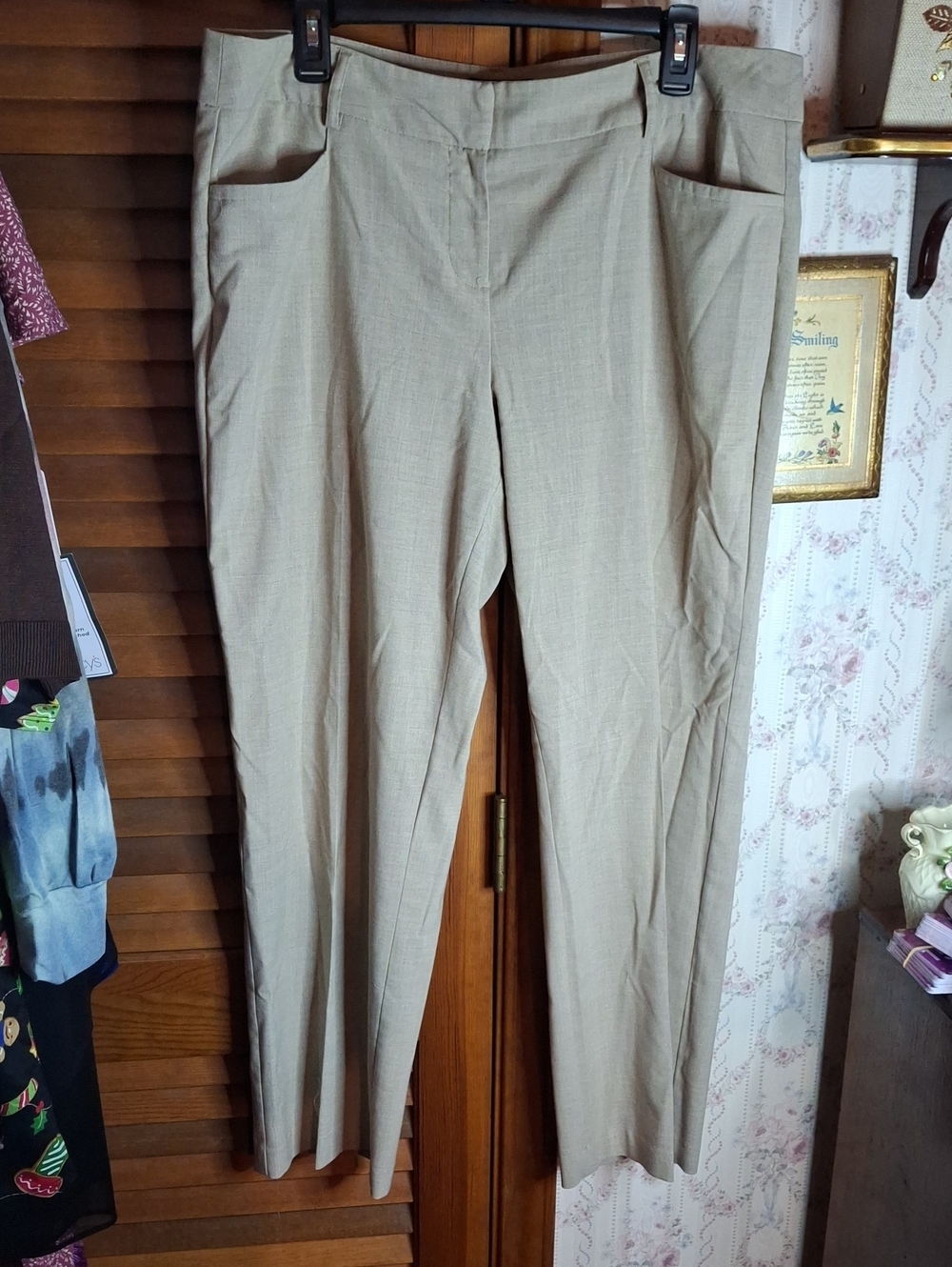 APT 9 Light Beige Trousers 16 Petite Preloved